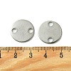 304 Stainless Steel Connector Charms STAS-Q321-03P-3