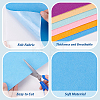 12Pcs 6 Colors Self-adhesive Felt Fabric DIY-BC0006-23-4