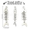 20Pcs Tibetan Style Alloy Pendants FIND-YW0008-05-3