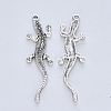 Tibetan Style Alloy Big Pendants TIBE-R316-027AS-RS-2