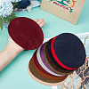 Gorgecraft 20Pcs 10 Colors Oval Iron on/Sew On Patches DIY-GF0006-52-5
