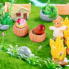 12Pcs Miniature Resin Basket DIY-TA0016-07-9