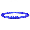 4mm Round Cat Eye Beads Bracelet for Men KG3069-22-1