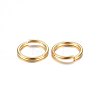 304 Stainless Steel Open Jump Rings STAS-O098-01G-06-01-2