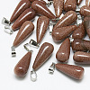 Synthetic Goldstone Pendants X-G-T081-16-1