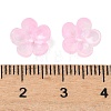 Dyed & Heated Glass Bead Caps GLAA-C042-01N-3