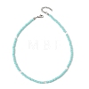 4MM Glass Seed Beaded Necklaces for Women NJEW-JN06543-4