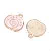 Alloy Enamel Pendants AL-CBAE435-12G-05-2