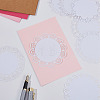 Gorgecraft 3 Sets 2 Styles Round Lace Scrapbooking Paper Pads DIY-GF0006-87-6