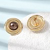 Brass Stud Earrings for Women KK-CBA9D38-02G-02-2