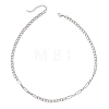 5MM 304 Stainless Steel Mixed Link Chain Necklaces NJEW-JN05850-4