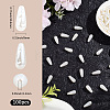 100Pcs ABS Plastic Imitation Pearl Beads OACR-LT0001-06-2