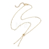 Brass Paperclip Chain Cable Chain Necklace Slider Making AJEW-JB01525-1