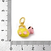 Alloy Enamel Pendants ENAM-E362-03C-3
