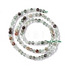 Natural Green Lodolite Quartz/Garden Quartz Beads Strands G-G933-03B-3
