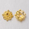 Tibetan Style Alloy Caps K095D011-1
