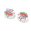 Summer Themed Printed Wood Beads WD-CBAA998-A01-2