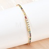 925 Sterling Silver Micro Pave Cubic Zirconia Tennis Bracelets for Women BJEW-C117-01A-G01-1