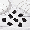 DIY Stamping Blank Tag Necklace Making Kit DIY-SC0020-84-4