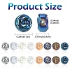 30Pcs Electroplate Glass Beads EGLA-YW0005-57A-01-3