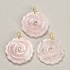 Natural Rose Quartz Pendants GG-CBA4625-05G-04-1