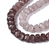 Imitation Jade Crackle Glass Beads Strands GLAA-N068-01A-A07-4