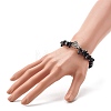 Natural & Synthetic Mixed Gemstone Stretch Bracelet for Men Women BJEW-JB06706-4