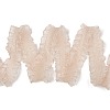 20 Yards Polyester Pleated Elastic Lace Trim SRIB-M015-01F-2