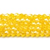 Transparent Electroplate Glass Beads Strands EGLA-A039-T2mm-A22-1