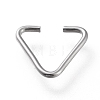 Non-Tarnish 304 Stainless Steel Triangle Rings STAS-K194-28P-2