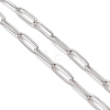 Alloy Tassel Pendant 304 Stainless Steel Paperclip Chain OT Necklaces NJEW-JN05879-5