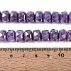 Anti-Tarnish Electroplate Glass Beads Strands GLAA-T025-10mm-11O-2