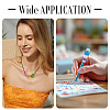 50Pcs 5 Styles UV Plating Opaque Acrylic Beads PACR-TA0001-31C-10