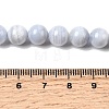 Natural Blue Lace Agate Beads Strands G-G344-A06-8mm-5