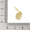 Rack Plating Brass Micro Pave Cubic Zirconia Pendants KK-C052-03G-3