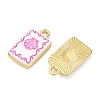 Printed Brass Pendants KK-CBAF9BC-16G-04-2