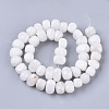 Natural White Jade Beads Strands G-S364-033-2