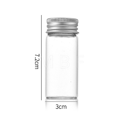 Clear Glass Bottles Bead Containers CON-WH0085-75E-01-1