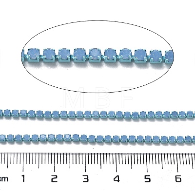 Iron Rhinestone Glass Cup Chain CH-U001-01U-1