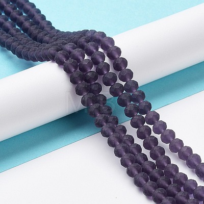 Transparent Glass Beads Strands EGLA-A034-T2mm-MD15-1