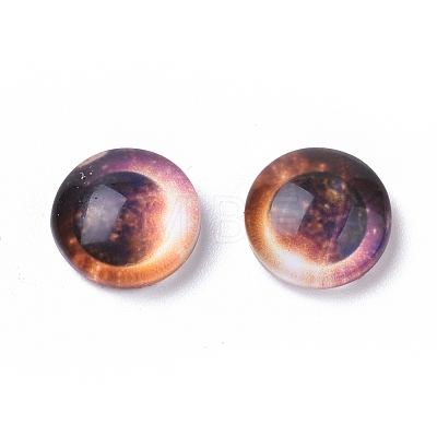 Glass Cabochons GLAA-WH0015-15B-07-1