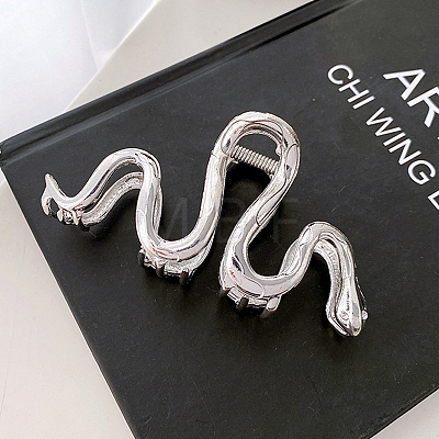 Snake Shape Alloy Large Claw Hair Clips LS-SNAK-PW0001-35C-1