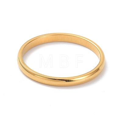 2mm Polished Plain Dome Finger Ring for Girl Women LS-RJEW-C012-05E-G-1