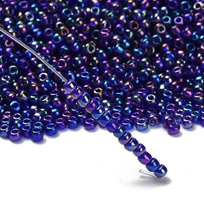 FGB 8/0 Grade A Round Glass Seed Beads SEED-Q010-3mm-F544-1