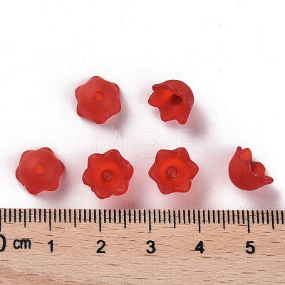 Transparent Acrylic Beads Caps PL543-6-1