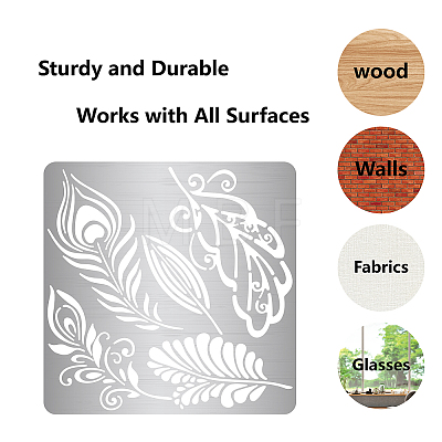 Stainless Steel Cutting Dies Stencils DIY-WH0238-030-1