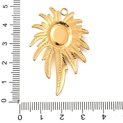 304 Stainless Steel Pendants STAS-M109-01G-03-1