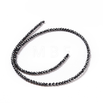 Electroplate Non-magnetic Synthetic Hematite Beads Strands G-L487-B-15-1