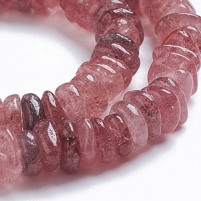 Natural Strawberry Quartz Beads Strands X-G-G841-B04-1
