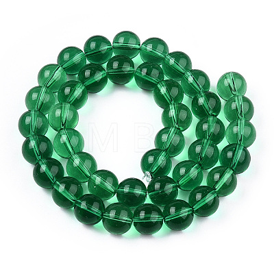 Transparent Glass Beads Strands GLAA-T032-T6mm-21-1